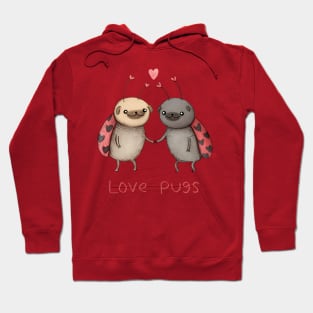 Love Pugs Hoodie